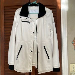 Jessica Simpson Faux Fur Collar Soft Jacket